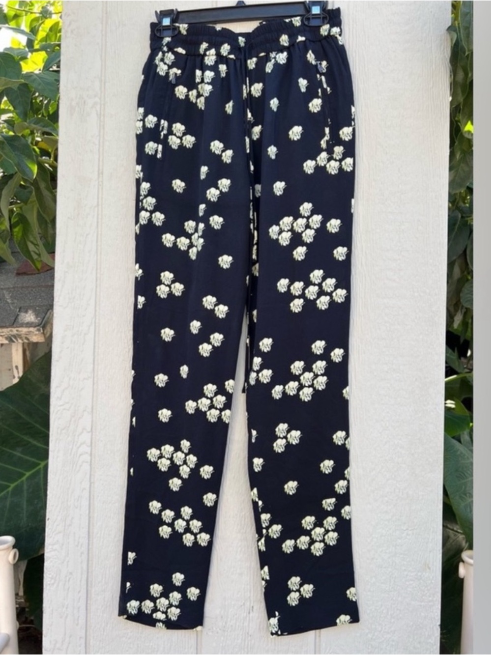 A.L.C. Silk blend floral lounge pants